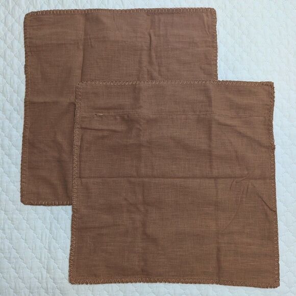 🛏️ Foindtower Linen Pillow Covers 20x20" Hazel NWT - Picture 7 of 9